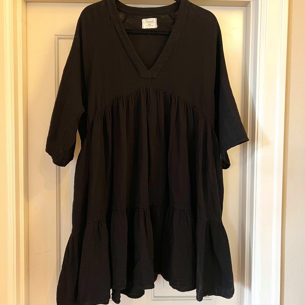 9Seed El Matador Black Dress Coverup